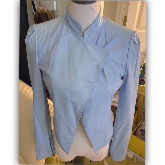 Hoffman Leather Crop Motor Jacket S/P - Picture 3 of 5